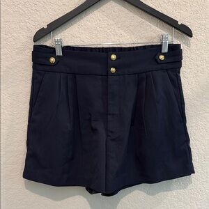 Elegant Navy blue Women's Shorts size 10